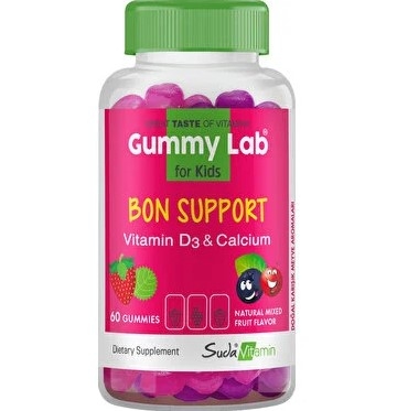 Suda Vitamin Gummy Lab Bon Support Kids Karışık Aroma 60 Gummies - 1