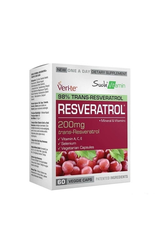 Suda Vitamins Resveratrol 60 Kapsül - 2