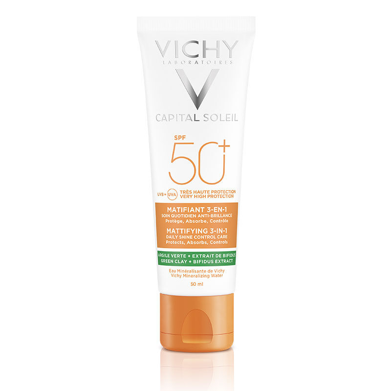 Vichy Capital Ideal Soleil Anti Brillance Matifiant 3 in 1 Cream SPF50 50 ml - 1