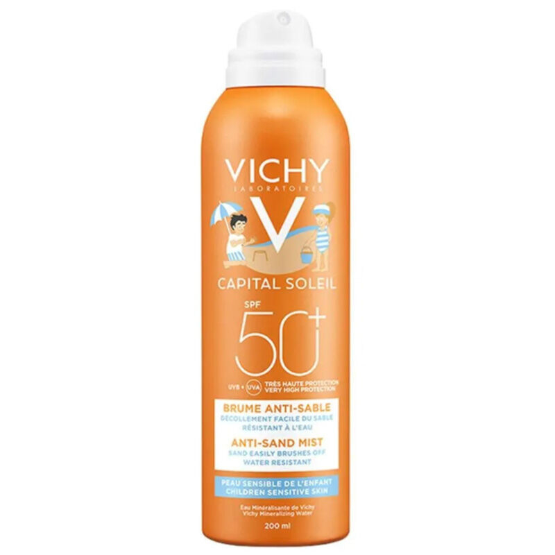 Vichy Capital Ideal Soleil Çocuklar için Kum Yapışmalarına Karşı Çok Yüksek Korumalı Sprey SPF50 200 ml - 1