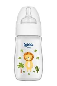 Wee 960 Safari PVC Biberon Geniş Ağızlı 0-6 Ay 250 ml - 1