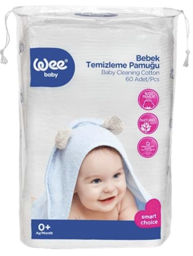 Wee Baby 321 Bebek Temizleme Pamuğu 60'lı - 1