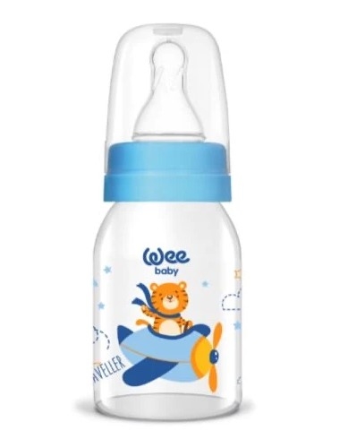 Wee Baby 877 Cam Biberon 125 ml Mavi - 1