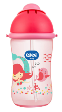 Wee Baby PEMBE 171 Pipetli Bardak 380 ml - 1